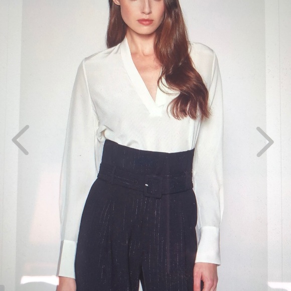 Equipment Charlina Silk Blouse in Nature White - Picture 2 of 6